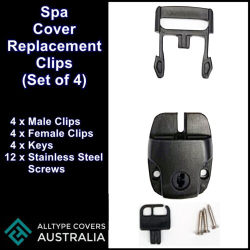 AllType Covers Australia - Spa Cover Clips x 4 2021