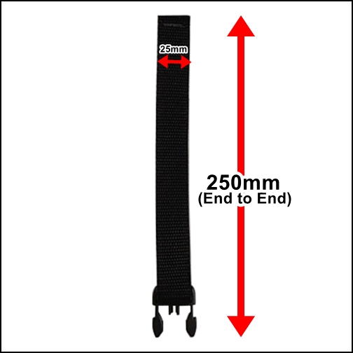AllType Covers Australia - Strap view dimensions
